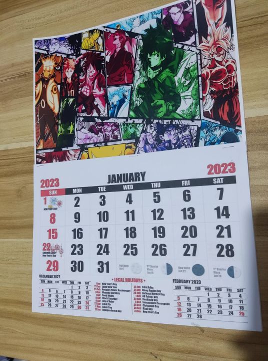 ANIME CUSTOMIZE CALENDAR 2025