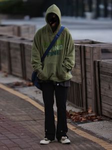 Nobodyknows Mens And Womens Retro Straight Leg Casual Pants High Street Style Slimming Trousers Comfortable Loose Fit Long Pants