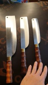 bộ 3 dao thái làm từ thép trắng nhật không rỉ sét giá tận xưởng