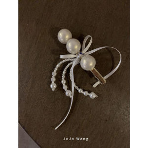 Super Beautiful Pearl Hair Clips Womens Side Bangs Clips Girls Hair Accessories Side Clips Top Clips Fashionable Hair Decorations