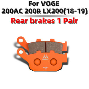 MRRANGT Motorcycle Front Rear Low Noise Ceramic Brake Pads Set Fit For VOGE CU625 CU525 LX250T 200AC CU250 Q250 LX200 200R parts
