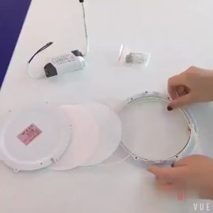 Ultra-High Efficiency LED Panel Light: Choose from 9W or 12W with 3000K/4000K/6000K Options