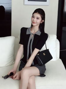 DUOMIAOTU | Elegant Chic Short Suit for Fashionable Women