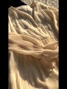 FANMU Rok Peri Romantis Prancis & Gaun Putih Long