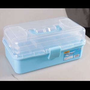 Deli กล่องยา กล่องใส่ยาสามัญประจำบ้าน กล่องปฐมพยาบาล กล่องเก็บยา น้ำหนักเบา พกพาสะดวก ราคา 1,290 บาท