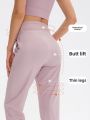 High-Waist Yoga Pants Women's Running Fitness Trousers Loose Summer Outdoor Wear Quick Dry Breathable Ultra Elasticity. 