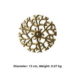 DIHUANTUO | Luxury Gold Hollowed-out Iron Branches and Rounds Wall Decor