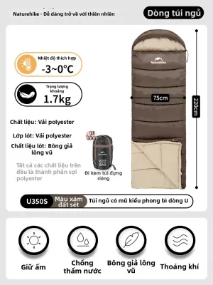 NatureHike | Túi Ngủ Di Động Chống Lạnh