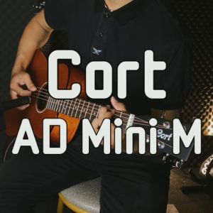 CORT AD Mini M Mahogany 36inch 3/4 Sized Acoustic Guitar with Gig Bag ( ADMini / AD-Mini)