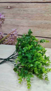 Cành lá điểm táo 5 nhánh VI149 ( nhựa cao 33cm) hoa giả trang trí