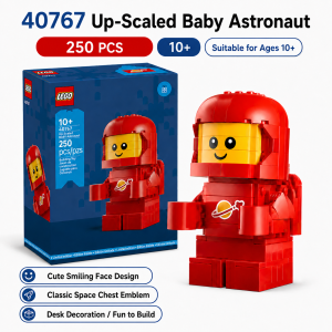 LEGO | LEGO® Up-Scaled Baby Astronaut (40767) LEGO Minifigures Building Blocks Set Lets Boys and Girls 250 Pieces