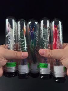Weihe FISHING | Mồi Câu Tôm Gỗ WEIHE 10cm 11.5g Với Móc Dù Hai Lớp Mồi Câu Nước Mặn Dành Cho Câu Cá Trên Thuyền Biển