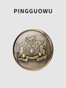 ปุ่มโลหะ Pingguowu ชุดปุ่มสูงคุณภาพสำหรับเสื้อสูท เสื้อผ้าแบบยูโรเปียน ปุ่มโลหะที่เป็นมิตรต่อสิ่งแวดล้อม