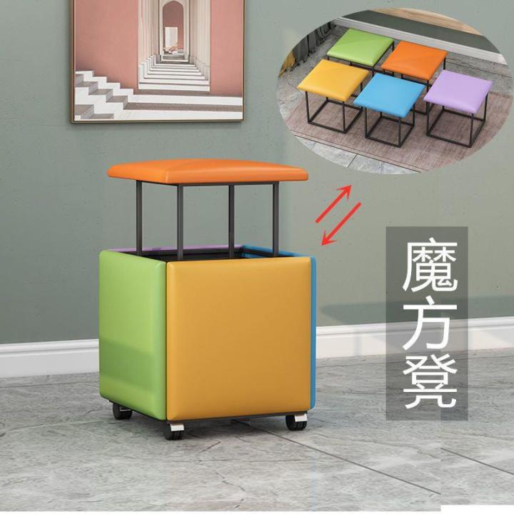 Cube Storage Stool Stool Cube Popular Sofa Tea Table Stool Multi-Function Home Use Storage ...