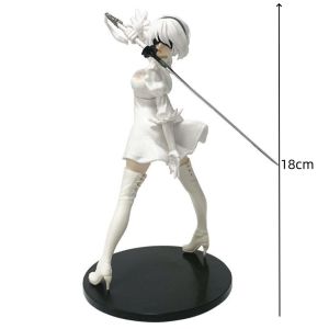 Bandai | Mô Hình Nhân Vật Hành Động PVC Yorha 2B Black & White Series 18CM - Mô Hình Sưu Tầm Anime Dành Cho Người Hâm Mộ Và Nhà Sưu Tầm