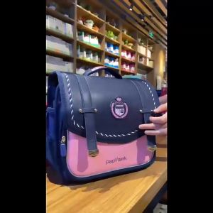 🔗Paul Frank กระเป๋านักเรียนประถมกระเป๋านักเรียนชายแบบแนวนอนสำหรับเด็กนักเรียนชั้นประถมศึกษาปีที่การป้องกันกระดูกสันหลังเป้น้ำหนักเบ