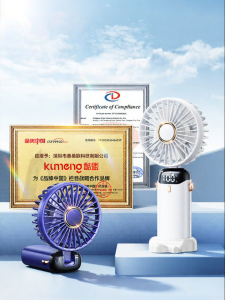 KUMENG | Portable Quiet Long-Lasting USB Desk Fan