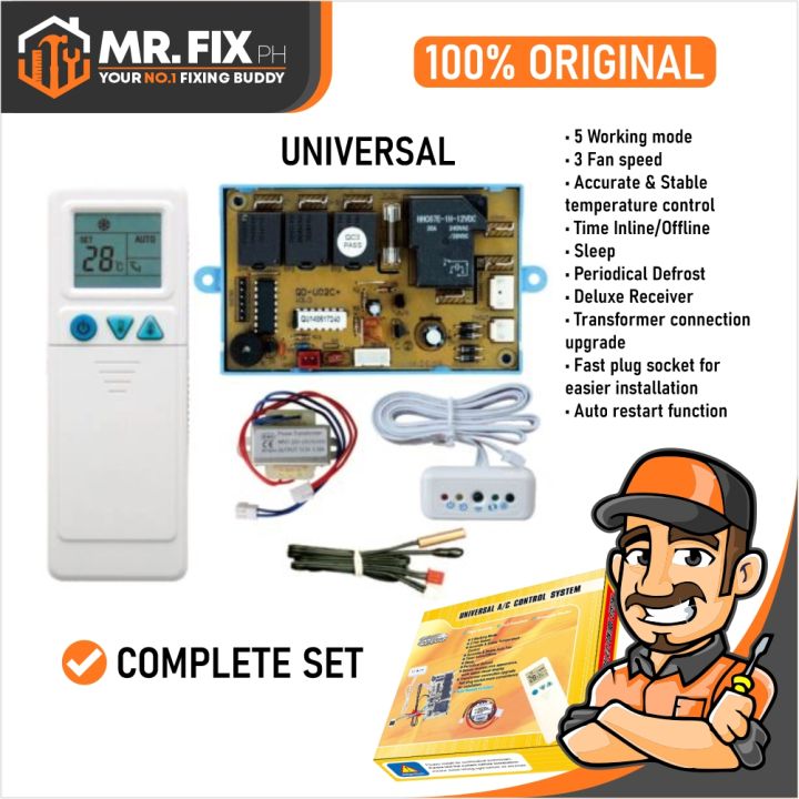 Universal Aircon Control System Board / Complete Set / 5 Working Mode
