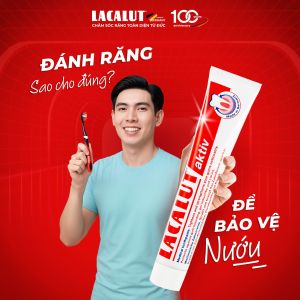 Kem đánh răng Lacalut Aktiv nhập khẩu từ Đức - Hàng cao_cấp_chính_hãng (Date tháng 3.2028)