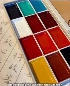 12สีจีนภาพวาดสีภูมิทัศน์ดอกไม้นกพิถีพิถัน Brushwork มือเปล่าสีมือภาพประกอบเติมอุปกรณ์