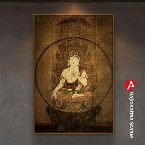 GUANGMANZHI | Retro Style Dunhuang Buddha Art New Chinese Guan-yin Painting