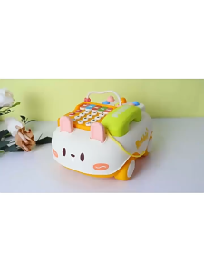 Multifunctional Rabbit Telephone Car Toys childrens Educational toy birthday gift for little girls