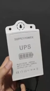 Mini UPS 12V 2A Uninterruptible Continuous Power Supply Backup Monitoring Emergency CCTV Finger Attendance Machine Router Modem WIFI Indoor Outdoor 3600 5400 mAh