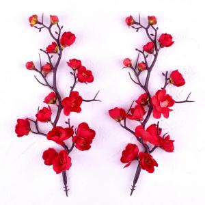 1pcs Simulated Plum Blossom Spring Festival Valentines Day Wedding Mothers Day Indoor Home and Outdoor Garden Decoration