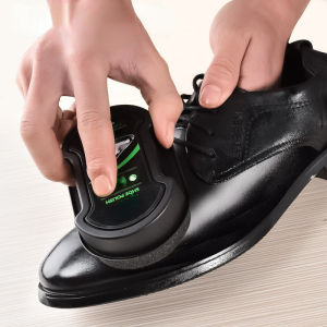 2pcs Quick Polish Double-sided Leather Shoe Brush Polish Brush Shoe Maintenance Brightening Cleaning Duster Sponge Wipe Color