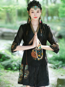 Bộ Đồ Hanfu Phiên Bản Trẻ Trung Nữ Mùa Hè Chất Liệu Polyester Bộ Đồ Truyền Thống Trung Hoa Giản Dị Thoáng Khí