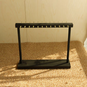 Jewelry Organizer Necklace Display Stand Wood Jewelry Necklace Holder for Store Jewellery Packaging Necklace Shelf Hanging Case