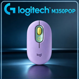 Logitech | Logitech POP M350 Silent Wireless Mouse Bluetooth Noiseless Clicks Quiet Operation for Library Night Work Home Office Laptop PC