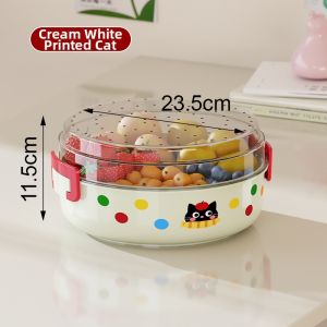 Dopamine Double Layer Drainable Fruit Plate