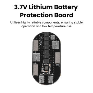 BMS 2S 50A Bms 3.7V Lithium Battery Protection Circuit Board Module 2S Same Port Balancing Plate for 21700 High-Drain Fan Cells