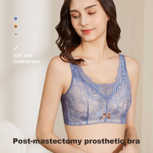 Mastectomy Bra Women Underwear Postoperative Breast Insert Breast Pocket Bra Comfortable Post-Surgery Special Bra for Prosthetic Breast Form