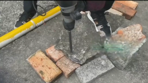 4PCS Rotary Hammer Drill Bits Chisel Set Rotary Electric Hammer Drill Bit Impact Concrete Brick Stone Chisel Groove Flat Tile Wall Removal Drilling SDS Plus