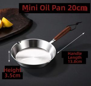 Stainless Steel No Coating Non-stick Pan
