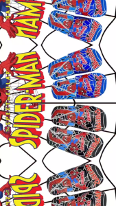 Sandal Slop ANAk laki laki Spidermen ter baru anti slip