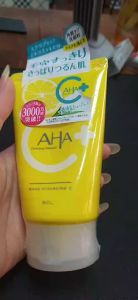 Sữa rửa mặt tẩy trang AHA Wash Cleansing C dưỡng ẩm ngừa thâm 120g - Nhật Bản