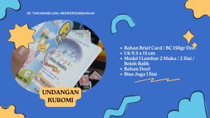 ISI 30 PCS COD Termurah Undangan Ulang Tahun - Ulang Taun Tema Karakter My Melody Kuning Birthday Card Birthday Party Invittation Invitation Card Undangan Pesta Karu Ucapan Mini Kecil Infittation Infitation