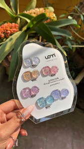 Set Gel Nhũ UOMI 6 Màu Chính Hãng dạng chai gel tiện lợi