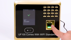 ZKTeco Fingerprint Time Attendance Machine WiFi Biometric Face Recognition Fingerprint Clocking Machine HD Dual Camera for Office Company