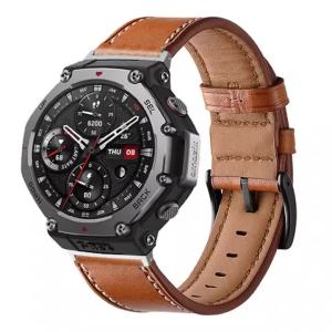 Retro Leather Belt For AMAZFIT T REX 3 Watch Strap Correa For Amazfit T-Rex 3 Watchband For amazfit t rex 3 Replacement Bracelet