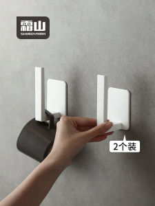 Móc Treo Đa Chức Năng Hình Chữ L Không Cần Khoan Không Để Lại Dấu Vết Giá Để Đồ Tóc Khăn Giấy Nhà Bếp Giá Để Đồ Bằng Nhựa Chịu Lực 15kg