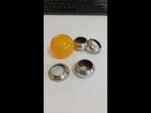 Bandul Akrilik Kuning 1"
