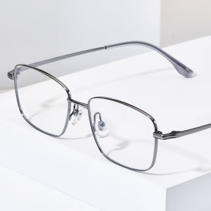 NIANZHEN กรอบแว่นตาอัลลอยด์ไทเทเนียมสำหรับผู้ชายแว่นตาดีไซน์แบรนด์สี่เหลี่ยมน้ำหนักเบามากสำหรับแว่นกันแดดสไตล์เรโทร6512