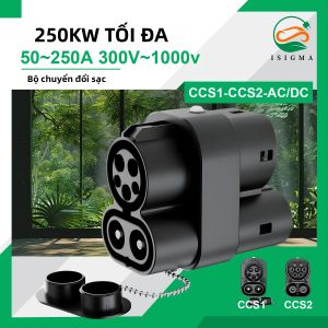 Bộ Chuyển Đổi Sạc Nhanh EV CCS1 Sang CCS2 250kW 50-250A DC 1000V AC/DC Cho Trạm Sạc Xe Điện