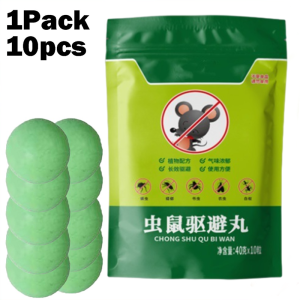 Household Rat Repellent Pills 10 Pcs Effective Against Mice Insects Mothball Penghalau Tikus Rumah Household Use