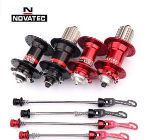 Novatec D041/D042SB Road And Mountain Bike 4 Bearing Hub 24/32/36 Holes Disc Brake Flower Drum Bicycle Parts Accessories