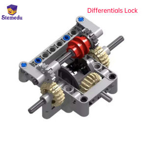 MOC Center Differential Lock for Four-wheel Drive Vehicles Legoeds-compatible Buidling Blocks Car Model Locking Differentials